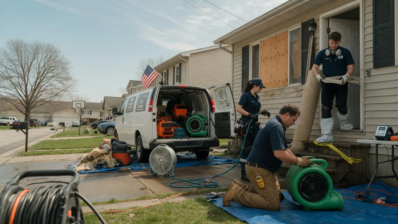Water Damage Restoration in Partridge, KS near me